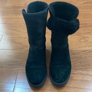 Black UGG boots